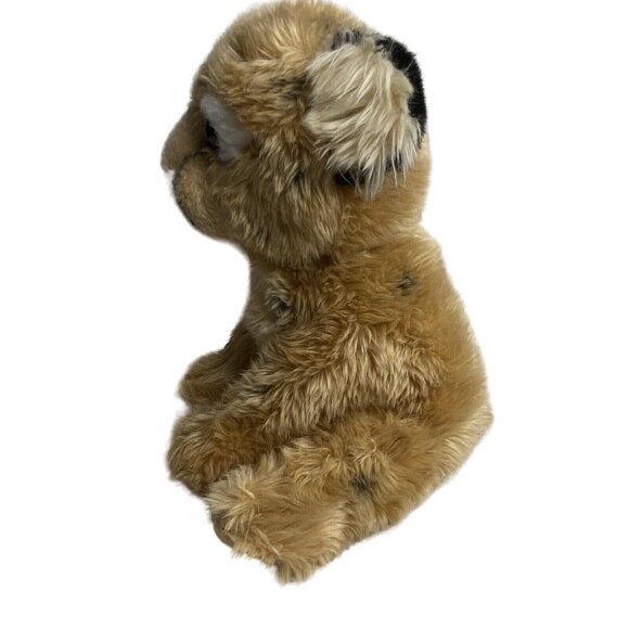 Baby Big Cat Spotted Cub Plush Stuffed Animal Beanbag Rump 9" Cheetah Leopard - Picture 5 of 7